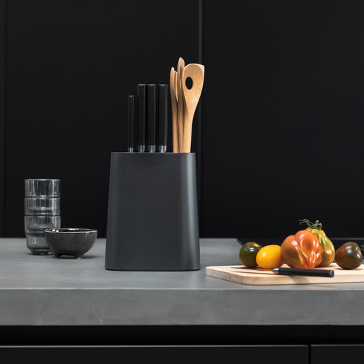 Brabantia stalak za noževe i kuhinjska pomagala, tamnosiva 129889