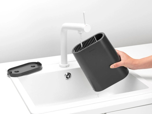 Brabantia stalak za noževe i kuhinjska pomagala, tamnosiva 129889