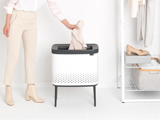 Brabantia Bo korpa za veš 200502, 60L, bijela