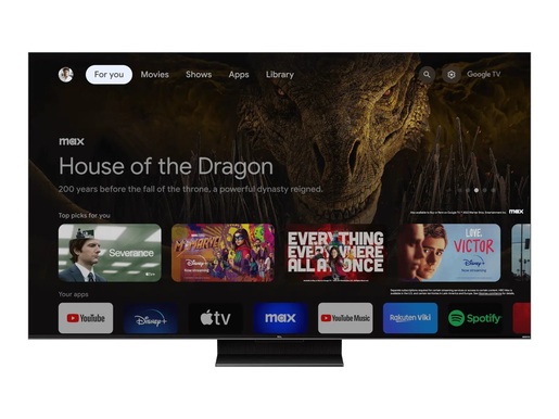 TCL MINI LED televizor 55C805, 4K Ultra HD, Smart TV, Android, 144Hz Motion Clarity Pro, Google TV, Game Master Pro 2.0, Multi HDR format, Black
