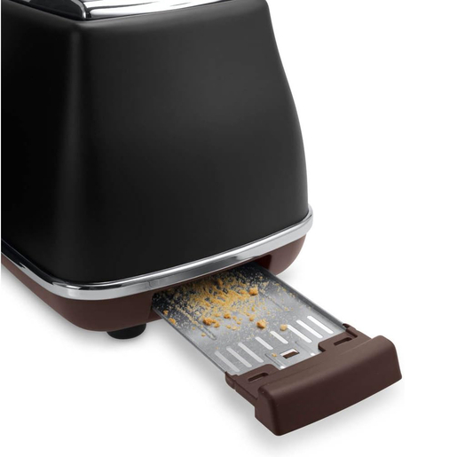 DeLonghi toster CTOV2103.BK Icona Vintage crni, 900 W