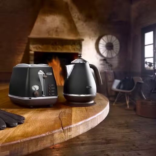 DeLonghi toster CTOV2103.BK Icona Vintage crni, 900 W