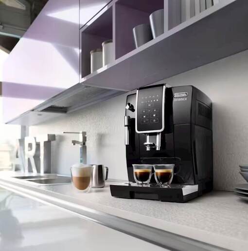 DeLonghi aparat za espresso kafu ECAM350.15.B Dinamica automatski, crni