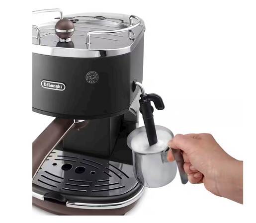 DeLonghi aparat za espresso kafu ECOV311.BK Icona Vintage crni, ručni