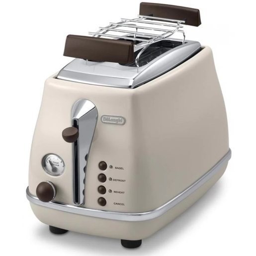 DeLonghi toster CTOV2103.BG Icona Vintage bež, 900 W