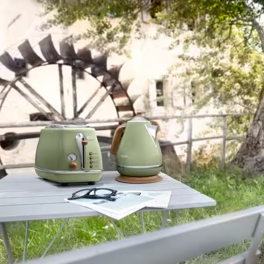 DeLonghi toster CTOV2103.GR Icona Vintage zeleni, 900 W