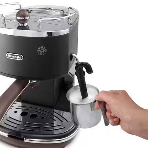 DeLonghi aparat za espresso kafu ECO311.BK Icona ručni, crni