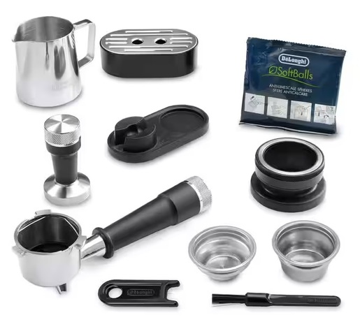 DeLonghi aparat za espresso kafu EC9155.MB La Specialista Arte srebreno-crni, ručni