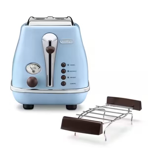 DeLonghi toster CTOV2103.AZ Icona Vintage plavi, 900 W
