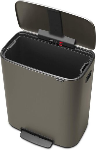 Brabantia Bo Pedal kanta za smeće na pedalu 60l, platina 211409