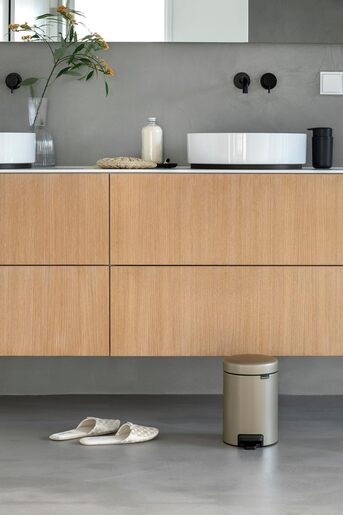 Brabantia Newicon Pedal kanta za smeće 3l, champagne 304408