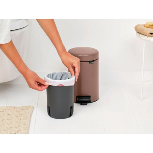 Brabantia Newicon Pedal kanta za smeće 5l, satin taupe 233982