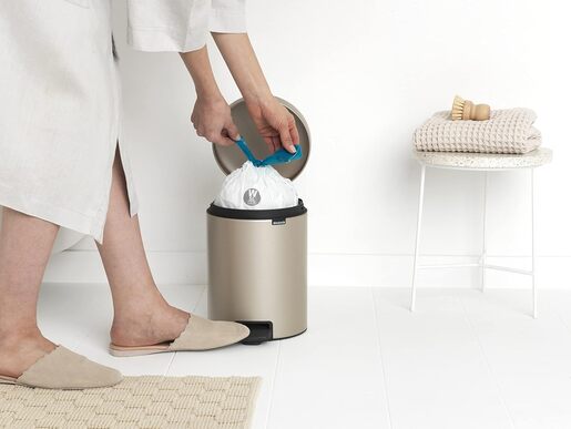 Brabantia Newicon Pedal kanta za smeće 5l, champagne 304446