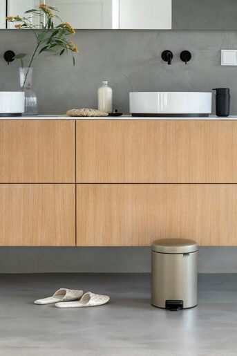 Brabantia Newicon Pedal kanta za smeće 5l, champagne 304446