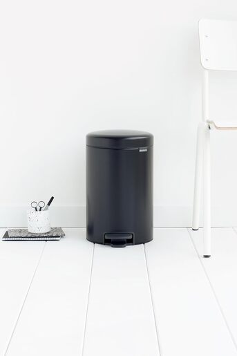 Brabantia Newicon Pedal kanta za smeće 12l, mat crna 113742