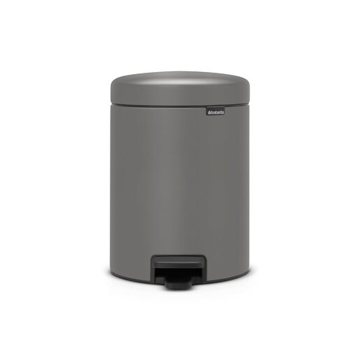 Brabantia Newicon Pedal kanta za smeće 12l, concrete grey 119149, metalizirani premaz