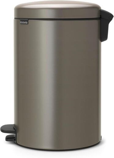 Brabantia Newicon Pedal kanta za smeće 20l, platina 114045