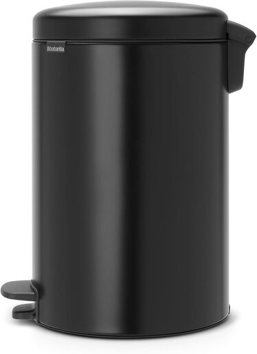 Brabantia Newicon Pedal kanta za smeće 20l, mat crna 114106