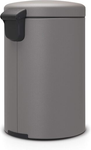 Brabantia Newicon Pedal kanta za smeće 20l, siva 119163, metalizirani premaz