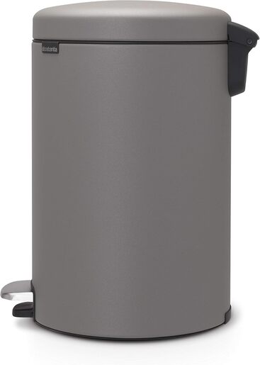 Brabantia Newicon Pedal kanta za smeće 20l, siva 119163, metalizirani premaz