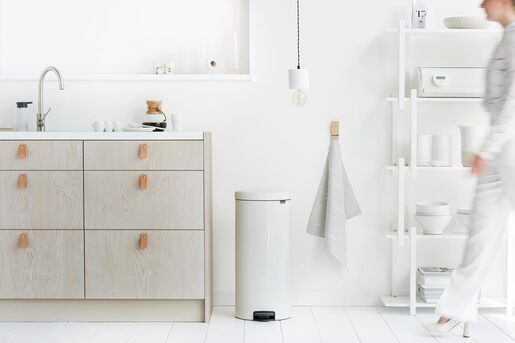 Brabantia Newicon Pedal kanta za smeće 30l, bijela 111785