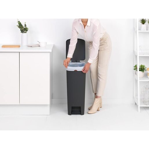 Brabantia Stepup Pedal kanta za smeće 40l, tamno siva 800023