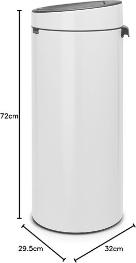 Brabantia Touch New kanta za smeće 30l, bijela 115141