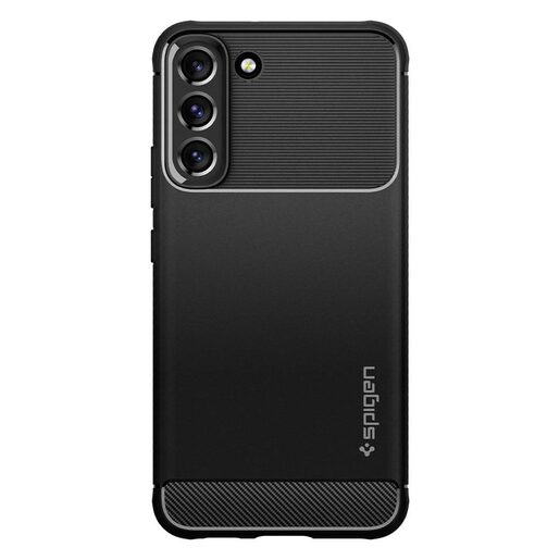 Spigen® Rugged Armor™ ACS03986, maska za Samsung Galaxy S22  – Matte Black