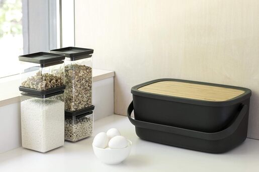 Brabantia Nic prenosiva kutija za hljeb 128264, tamnosiva