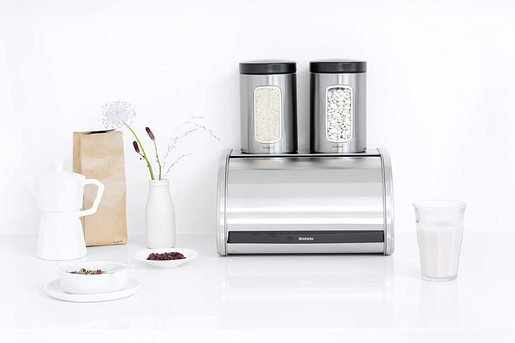 Brabantia Roll Top kutija za hljeb 348907, mat inox, medium