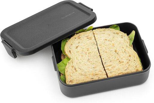 Brabantia Make&Take kutija za hranu To Go, medium tamnosiva/ 202520