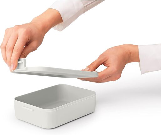 Brabantia Make&Take kutija za hranu To Go, medium svijetlosiva / 202568