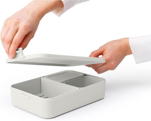 Brabantia Make&Take kutija za hranu To Go, large svijetlosiva / 203503