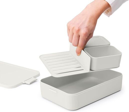 Brabantia Make&Take kutija za hranu To Go, large svijetlosiva / 203503