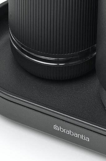 Brabantia SinkStyle  kuhinjski set dozatora s podloškom, tamnosiva 227943