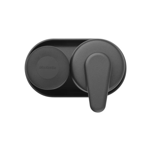 Brabantia SinkStyle  kuhinjski set dozatora s podloškom, tamnosiva 227943