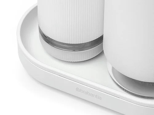 Brabantia SinkStyle  kuhinjski set dozatora s podloškom, bijela 227967