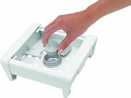 Brabantia grijač za hranu, 1 plamenik, bijeli, 477065