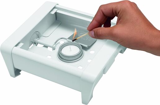 Brabantia grijač za hranu, 1 plamenik, bijeli, 477065