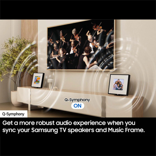 SAMSUNG soundbar HW-LS60D/EN,  2.1 kanala, Wireless Soundbar, Dolby Atmos, Q-Symphony, Voice Assistant, 6 Speakers, SpaceFit Sound, Bluetooth, Music Frame