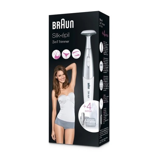 BRAUN bikini trimer FG1100, Silk-epil 3u1 bijeli