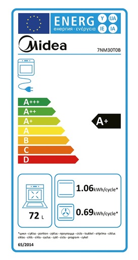 Midea pećnica 7NM30T0B