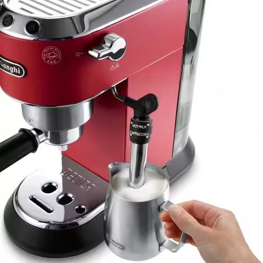 DeLonghi aparat za espresso kafu EC685.R Dedica Style crveni, ručni