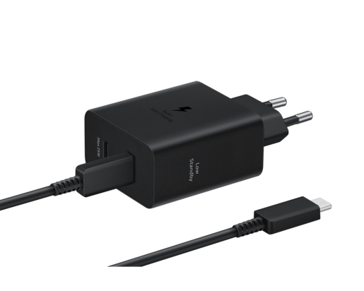 Samsung 50W USB-C brzi punjač (1.8m USB-C to USB-C 5A kabal uključen), EP-T5020XBEGWW, Crni