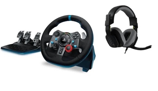Logitech volan G29 Driving force za PS4 - ASTRO A10 slušalice