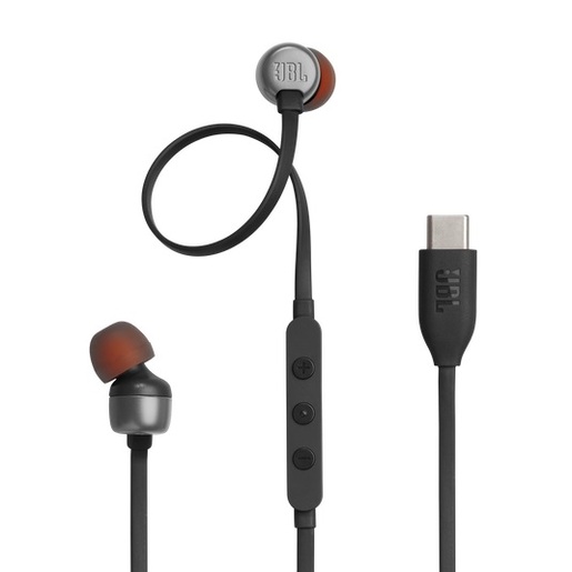 JBL žičane slušalice in-ear, T310C USB BLACK