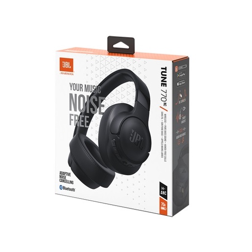 JBL bežične bluetooth slušalice on-ear, TUNE 770 NC BLACK