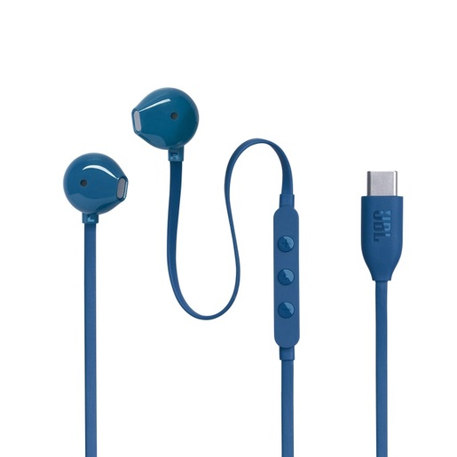 JBL žičane slušalice in-ear, T305C BLUE