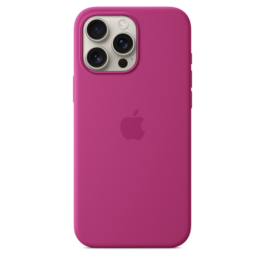 Apple iPhone 16 Pro Max Silicone Case s MagSafe, Fuchsia (myyx3zm/a)