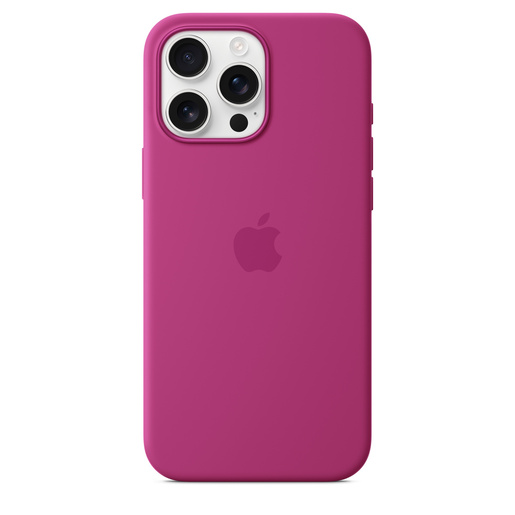 Apple iPhone 16 Pro Max Silicone Case s MagSafe, Fuchsia (myyx3zm/a)